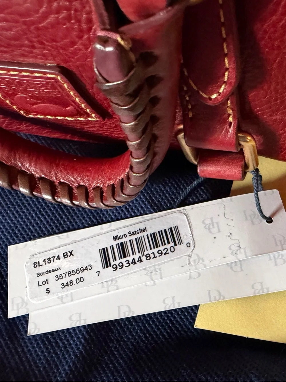 Dooney & Bourke Florentine Mini Satchel and Continental Clutch